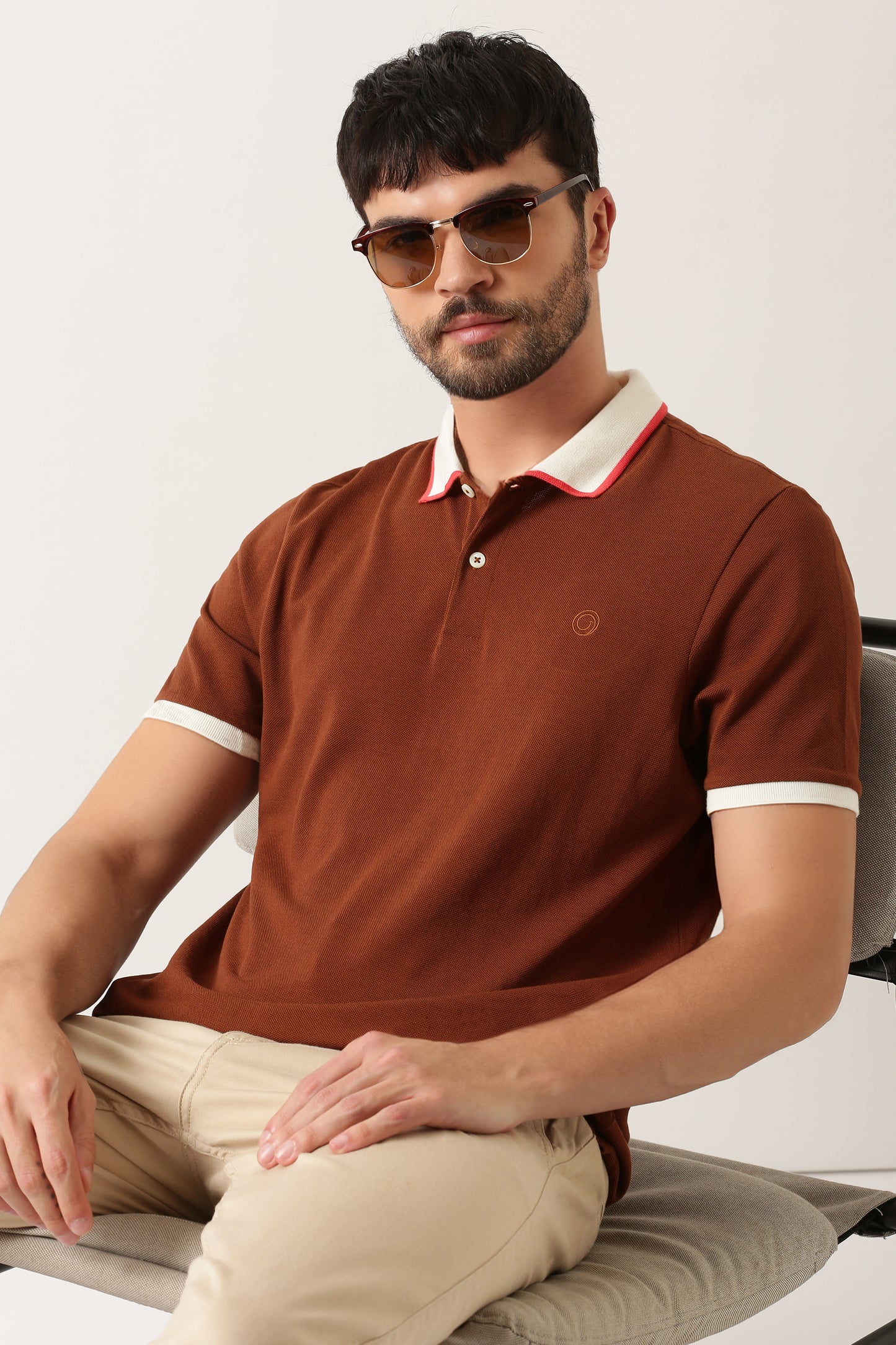 brown-luxury-supima-contrast-polo-t-shirt