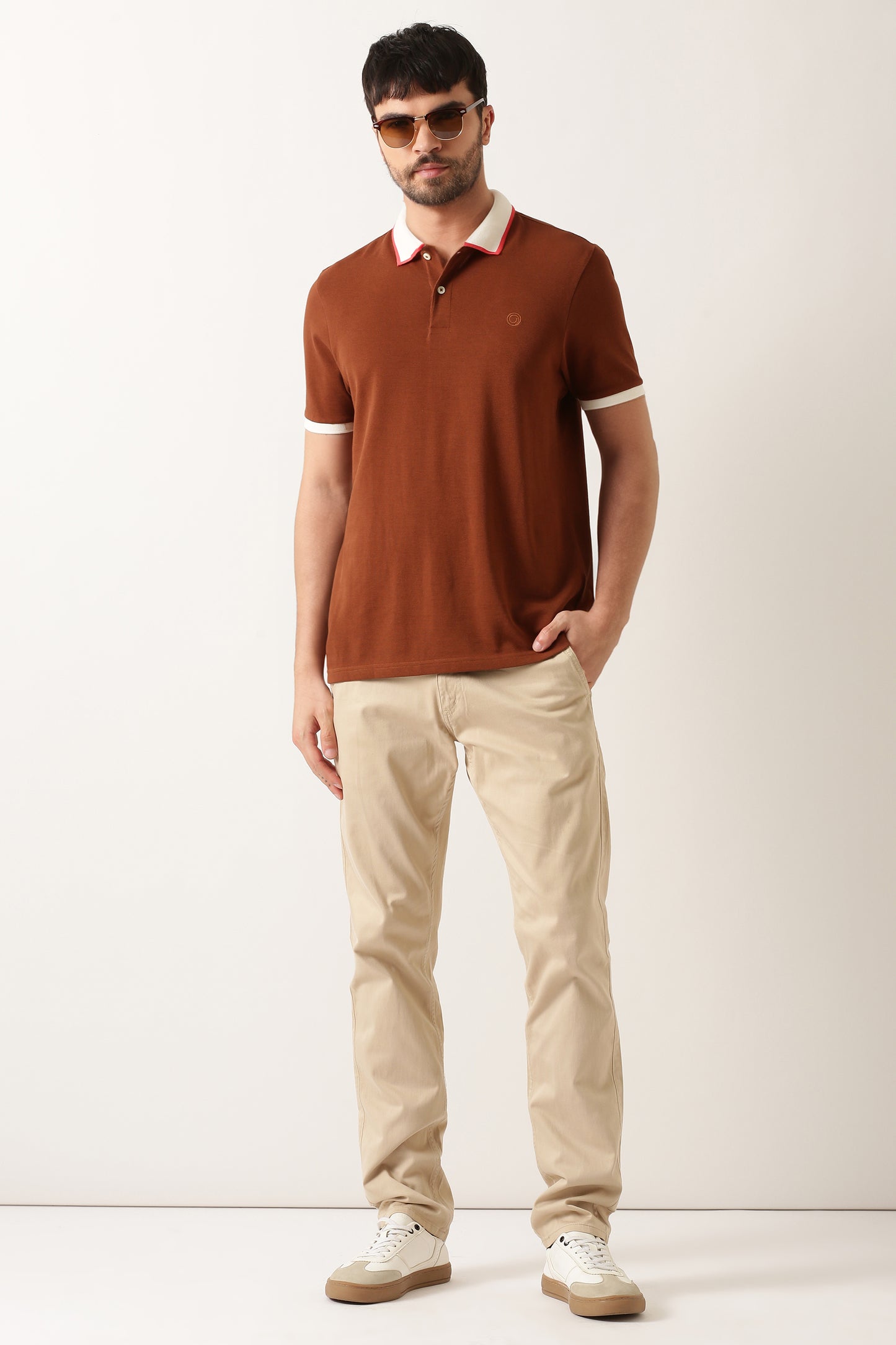 brown-luxury-supima-contrast-polo-t-shirt