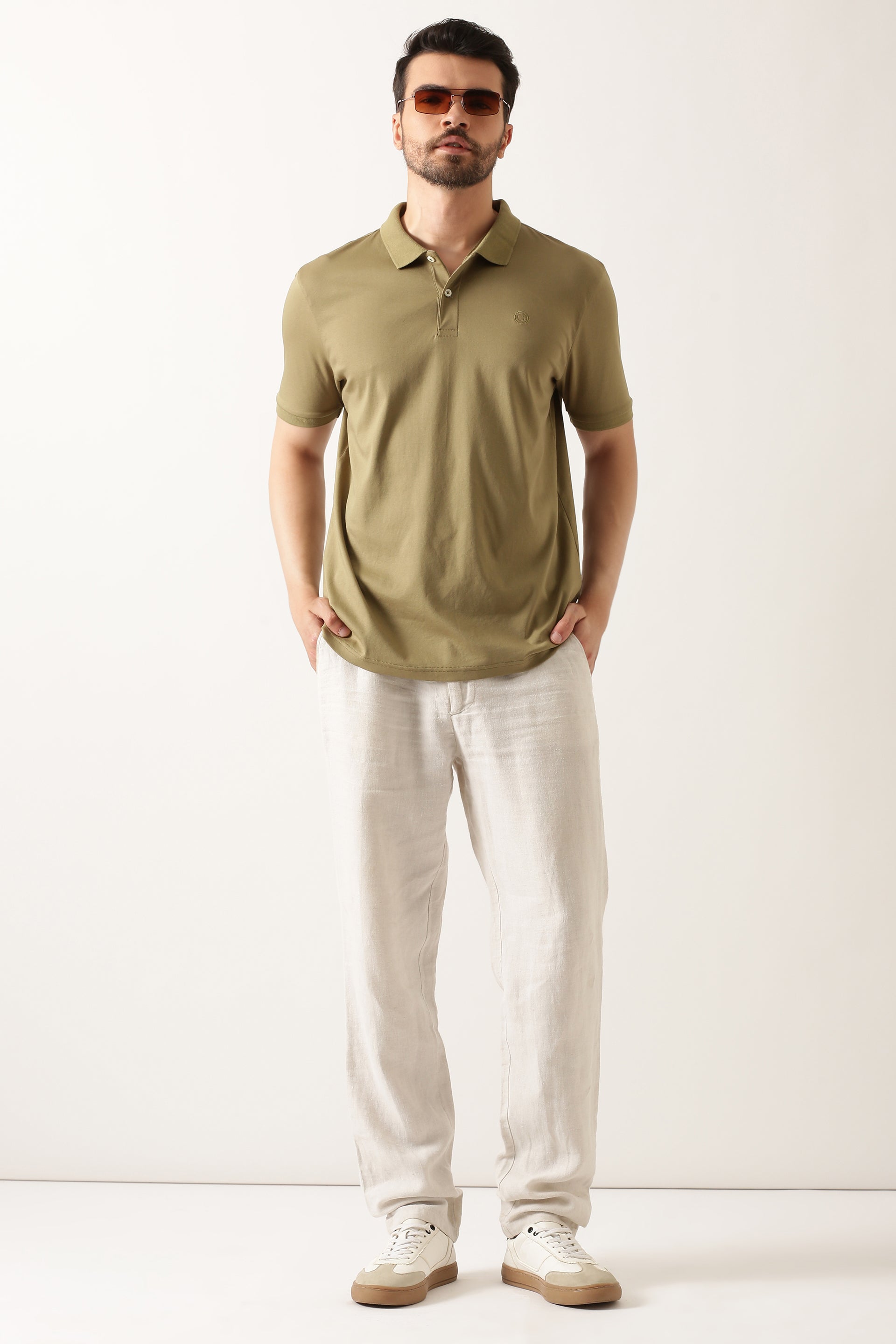 olive-green-luxury-silken-polo-tshirt