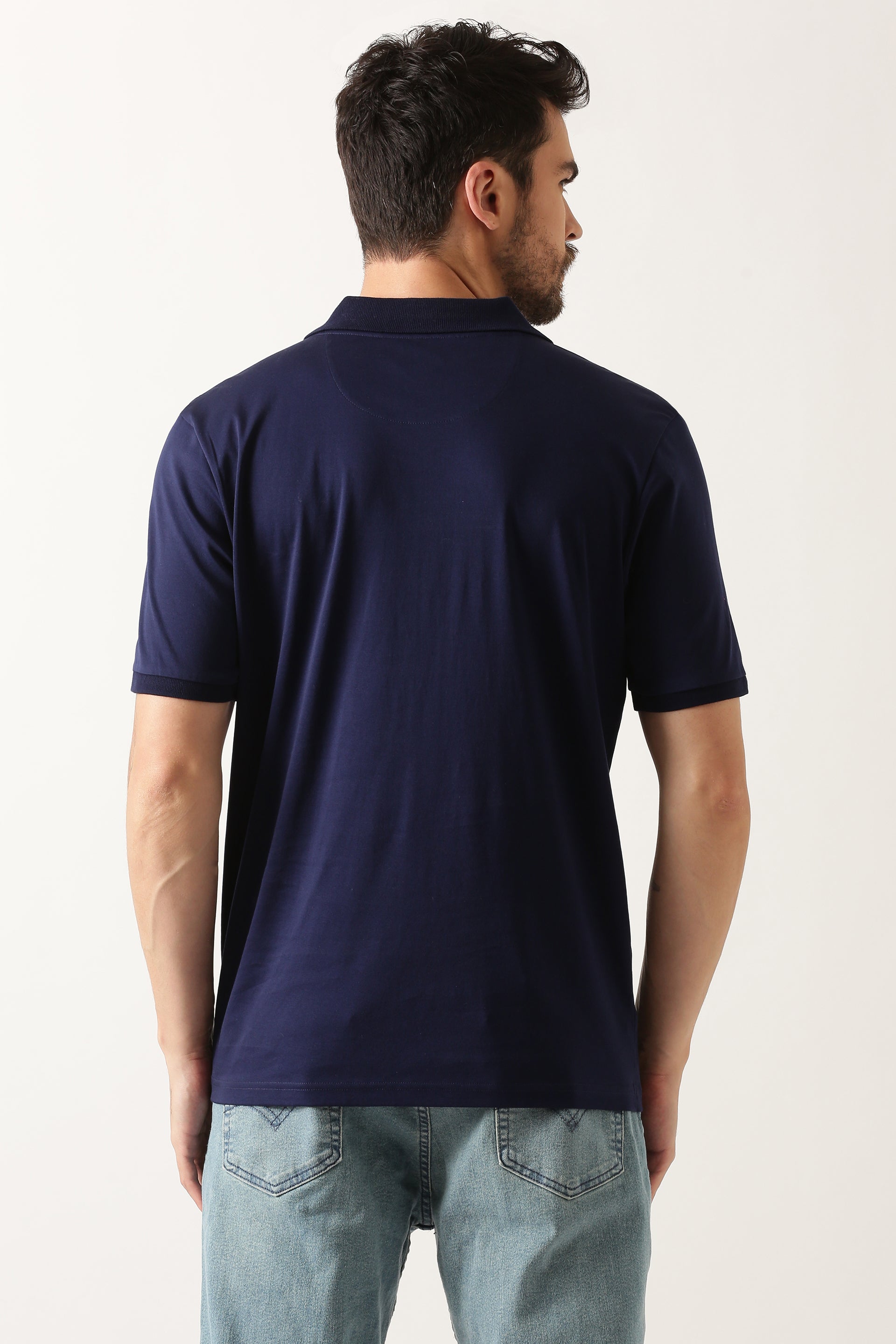 navy-luxury-silken-v-neck-tshirt