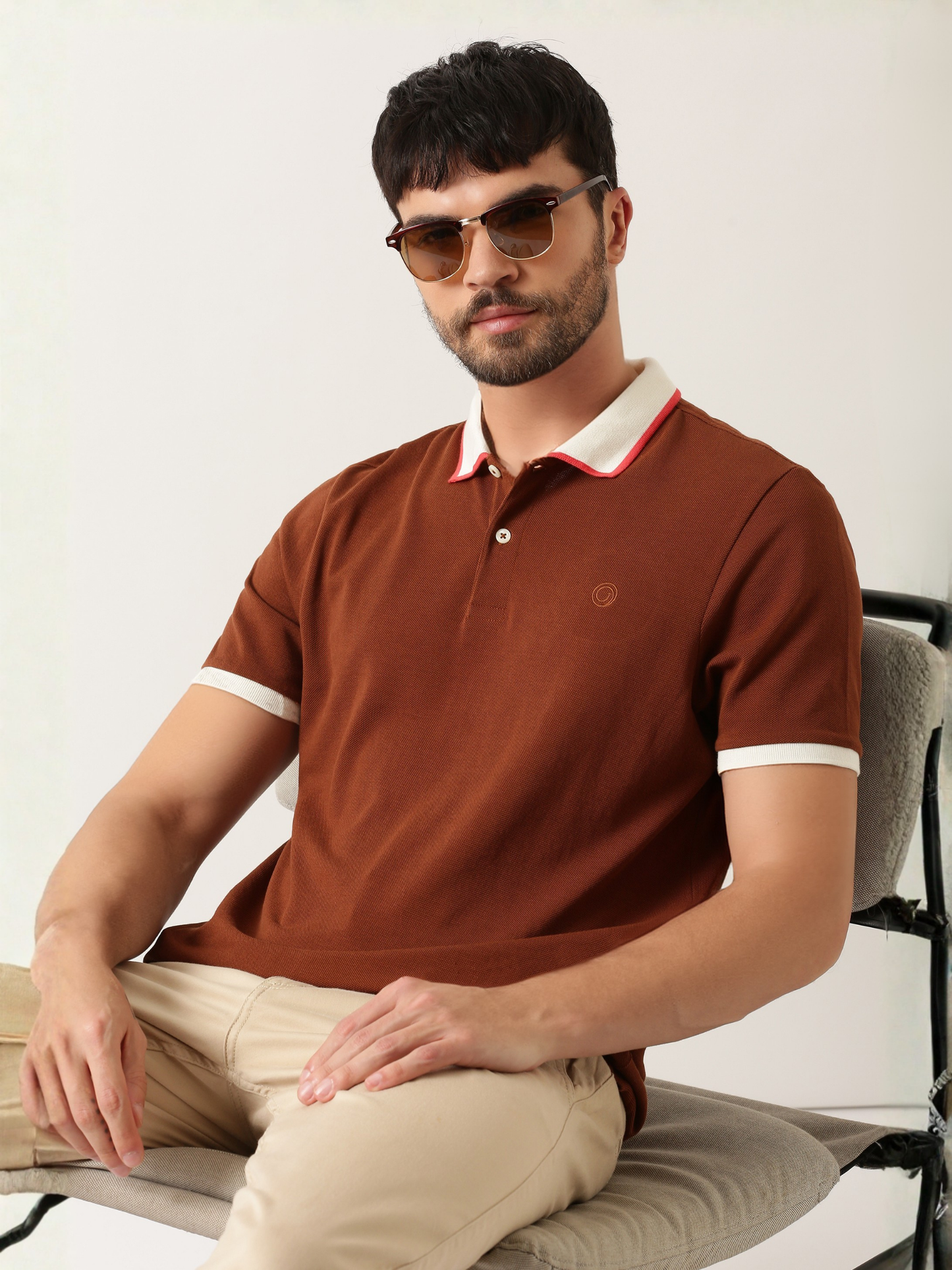 brown-luxury-supima-contrast-polo-t-shirt