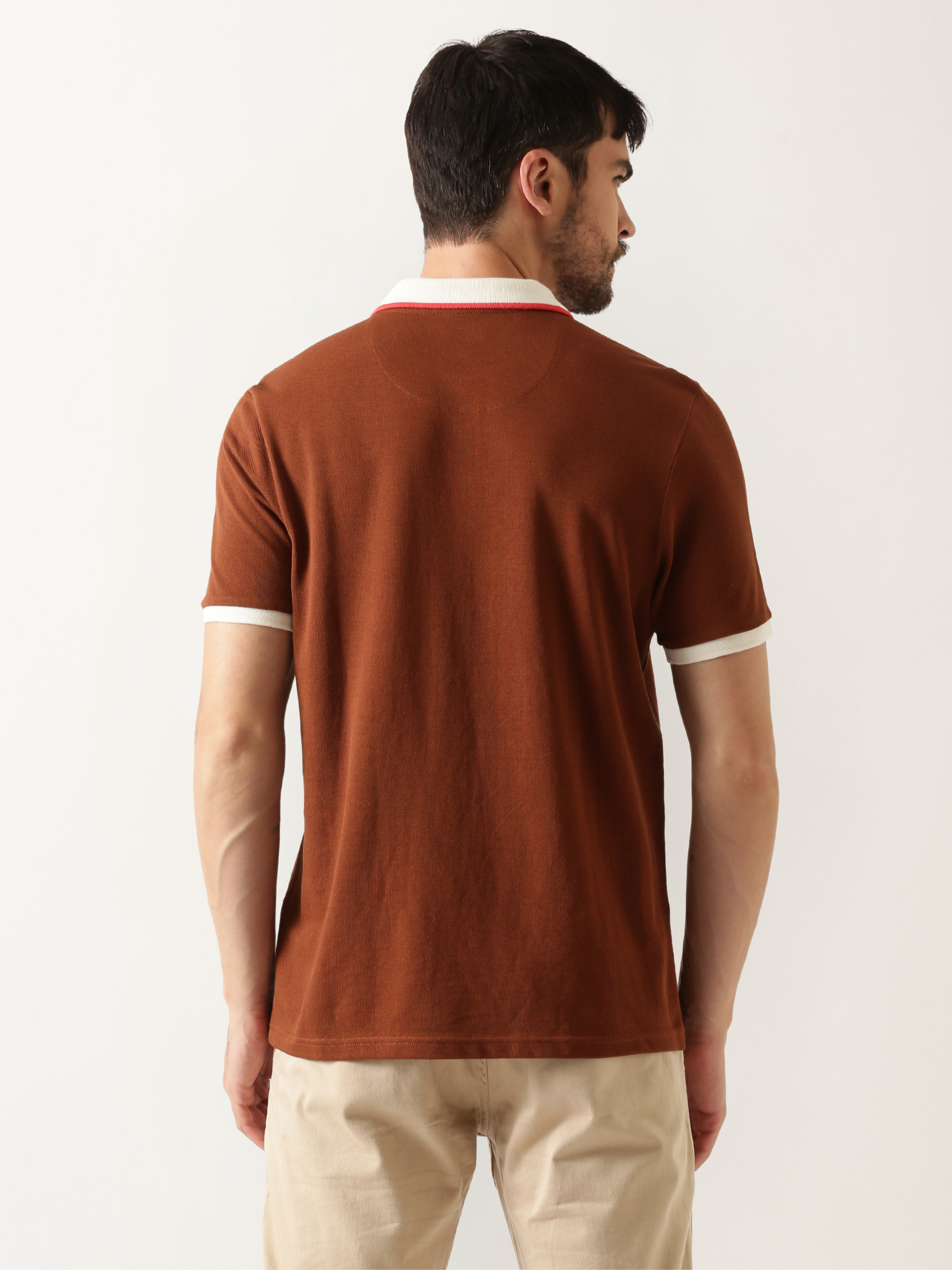 brown-luxury-supima-contrast-polo-t-shirt