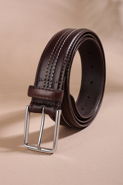 Teak Brown with stitch details