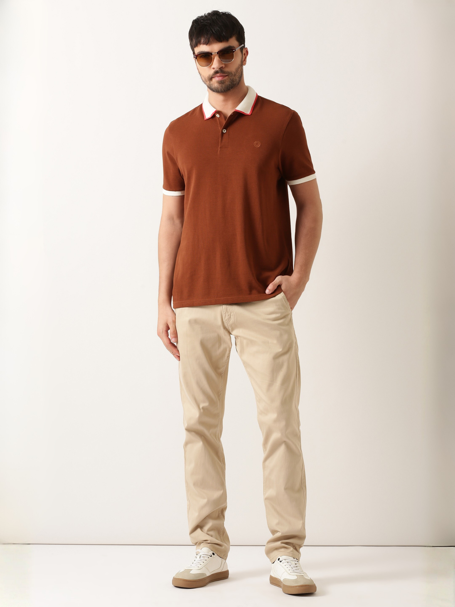 brown-luxury-supima-contrast-polo-t-shirt