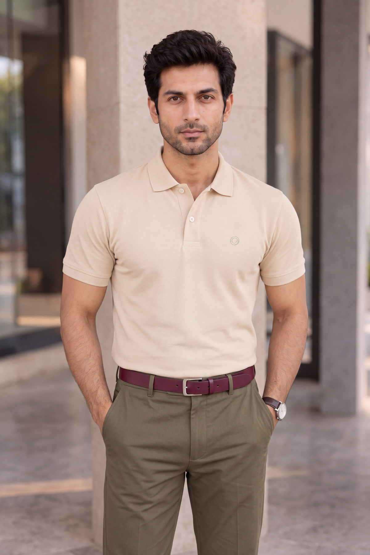 oatmeal-everyday-luxe-premium-cotton-polo-t-shirt