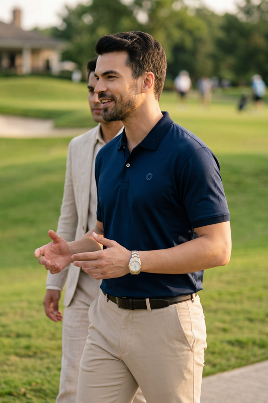 navy-luxury-silken-polo-tshirt