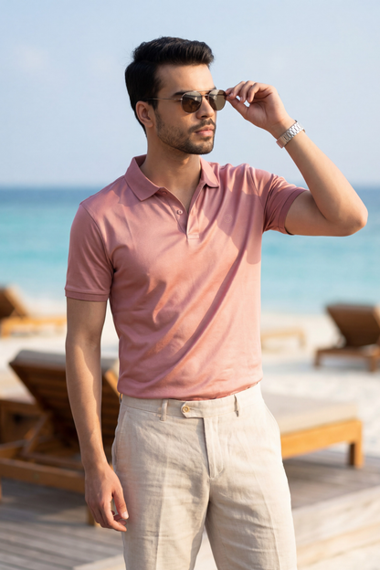 old-rose-luxury-silken-polo-tshirt