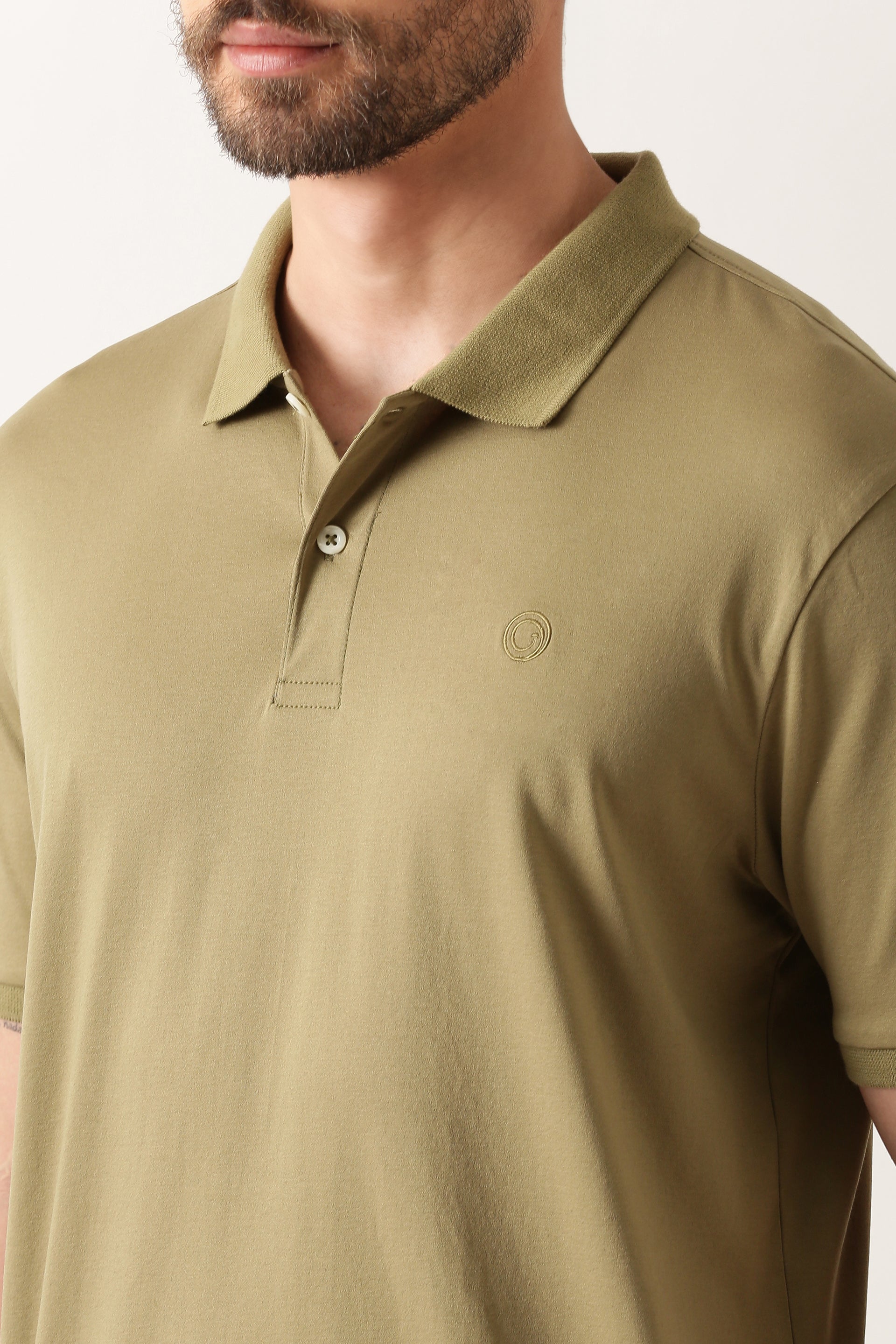 olive-green-luxury-silken-polo-tshirt