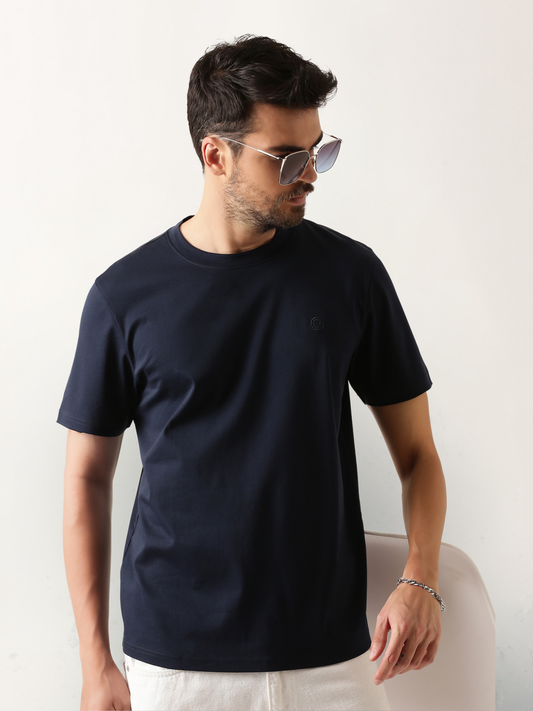 dark-navy-luxury-silken-crew-neck-tshirt