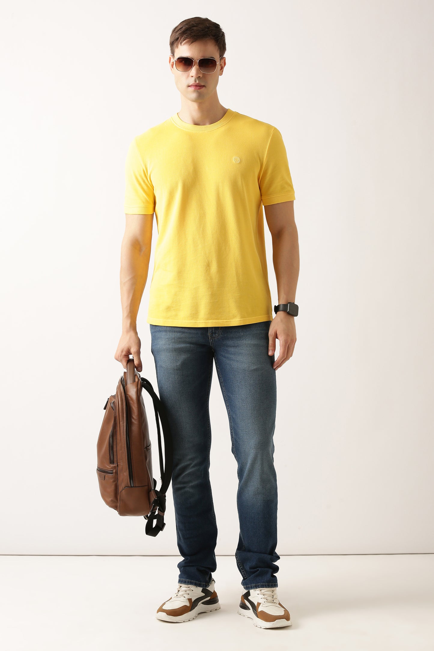 golden-yellow-luxury-garment-dyed-double-yarn-supima-polo