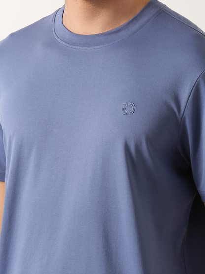blue-gray-luxury-silken-crew-neck-tshirt