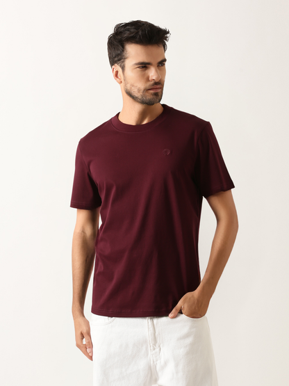 wine-luxury-silken-crew-neck-tshirt