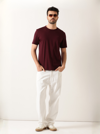 wine-luxury-silken-crew-neck-tshirt