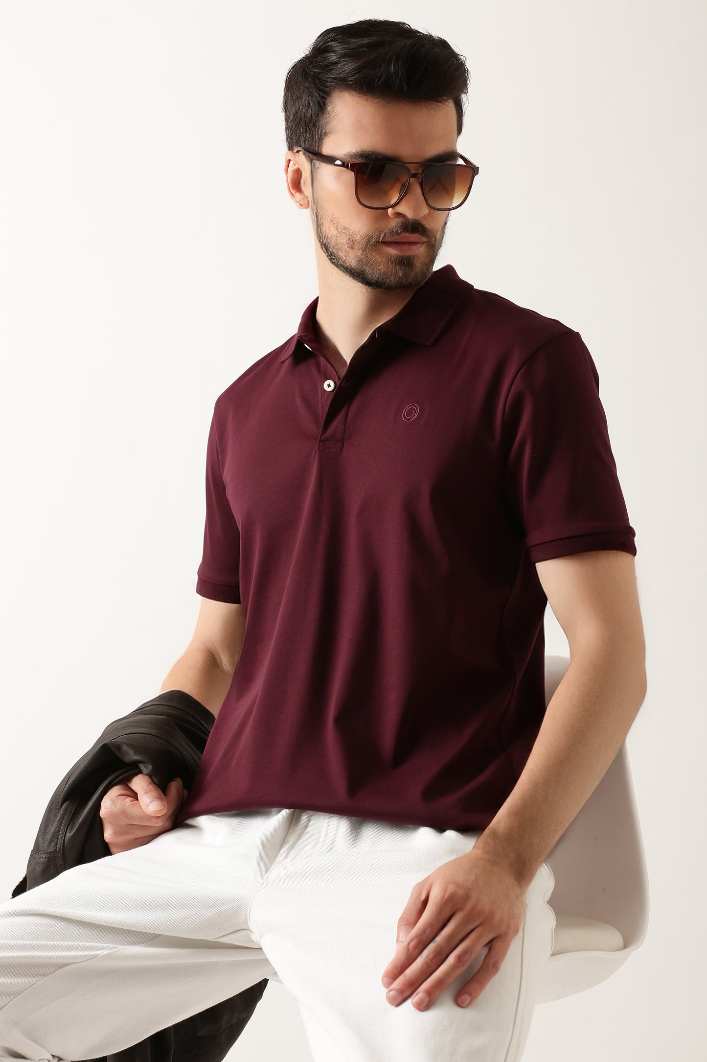 wine-luxury-silken-polo-tshirt