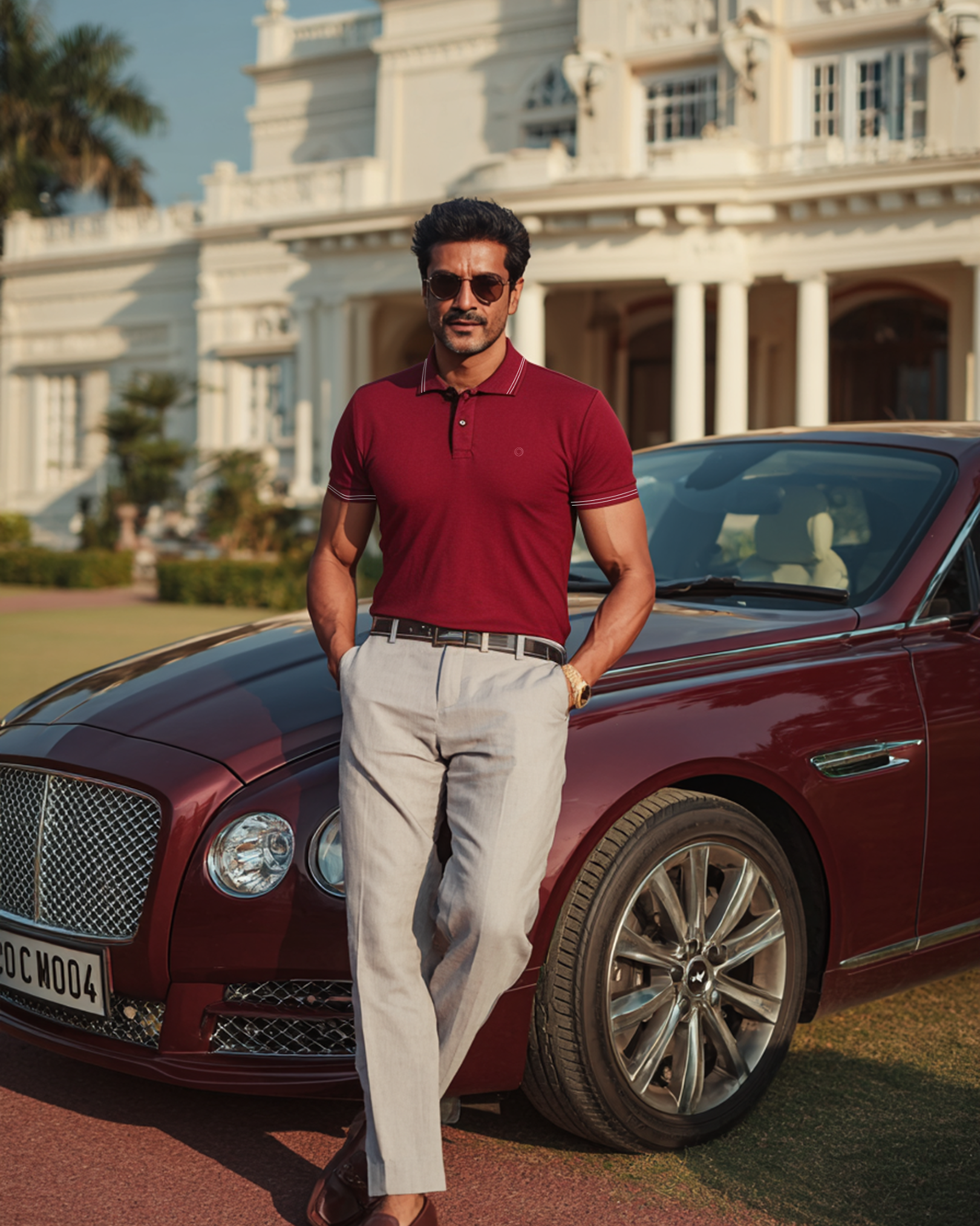 Double Yarn Supima Tipping Polo