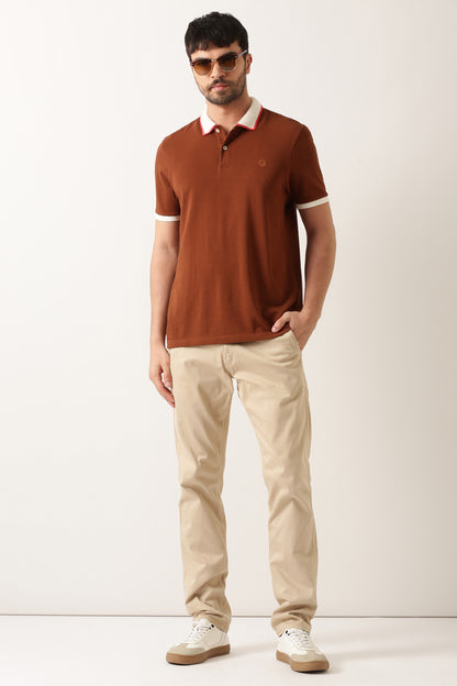 brown-luxury-supima-contrast-polo-t-shirt