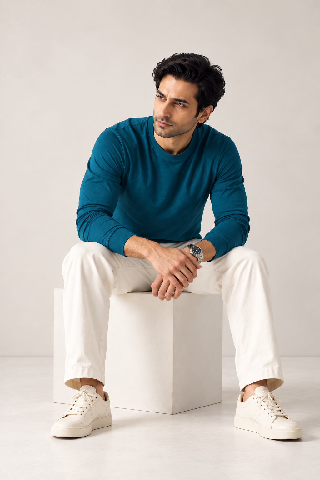 blue-luxury-soffio-full-sleeve-crew-neck-tshirt