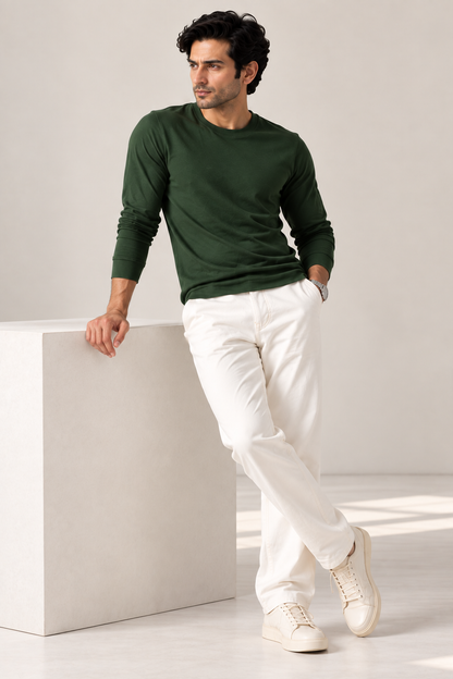 green-luxury-soffio-full-sleeve-crew-neck-tshirt